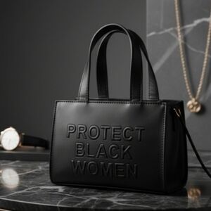 New - Protect Black Women Black Purse mini